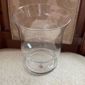 Glass Vase, Robert William, Clear, perfect for layering colored stones, etc.